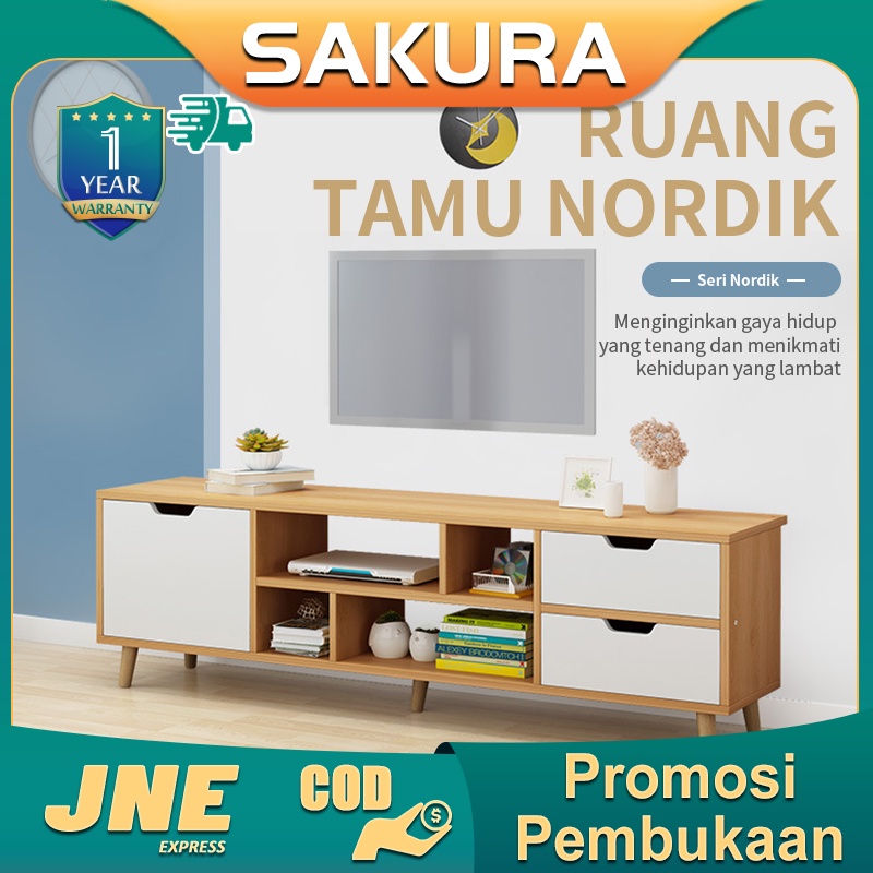 Weyon Sakura meja TV/Rak tv/lemari TV/Kabinet TV/TV Cabinet /Rak tv Kayu/lemari  tv murah(F15B-120CM)