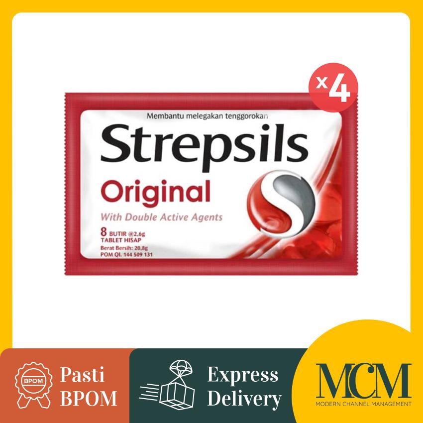 

Permen Strepsils Pelega Tenggorokan Original 8 Butir - 4 Pcs