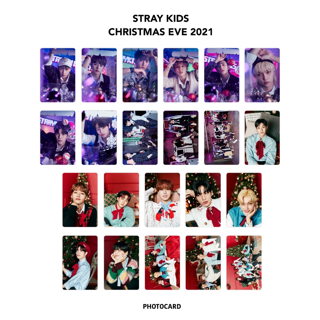 Photocard Stray Kids Christmas Eve 2021