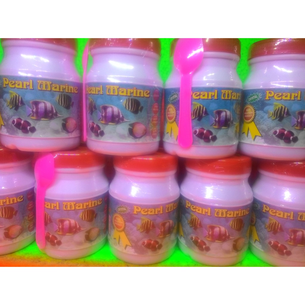 PAKAN IKAN LAUT PELET CRYSTAL PEARL MARINE - PAKAN IKAN HIAS LAUT RECOMMENDED -