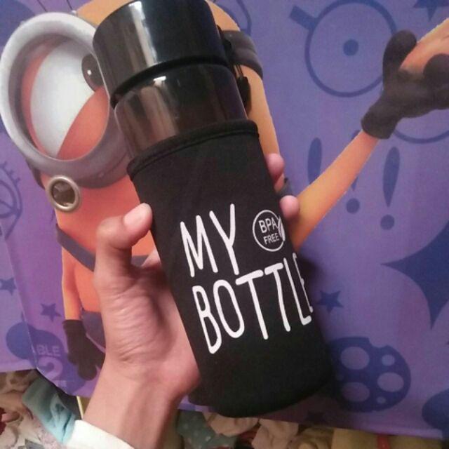 [deashop] My Bottle Warna Gloss - Doff Edisi Baru Logo Bpa Free + Pouch Busa +free Bubble Warp