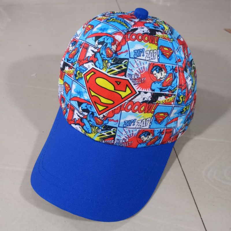 Topi Anak Laki Laki Superhero Spiderman Marvel Captain Amerika Hulk / Topi Anak laki laki 3-12 tahun-15