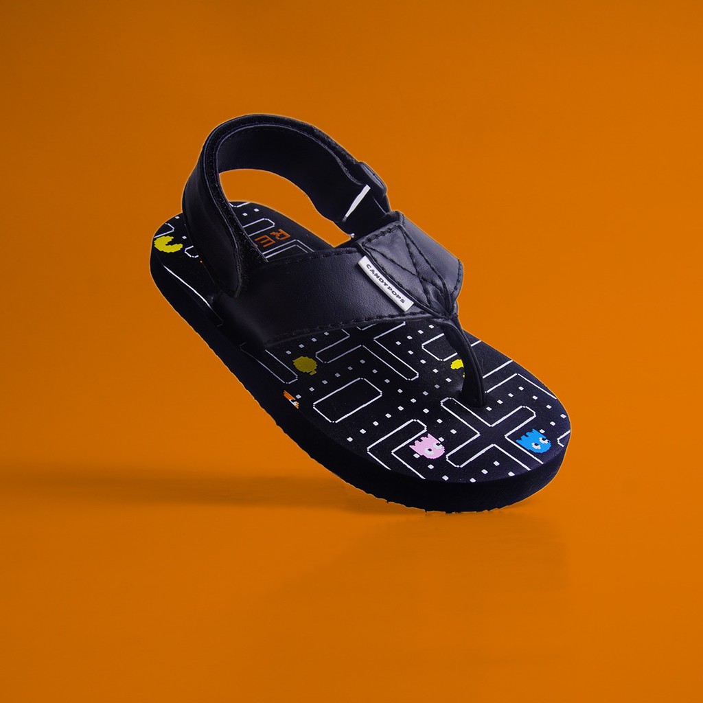 CANDYPOPS Sandal Jepit Anak Altin Pacman &amp; Altin Space Black Untuk Balita 1 - 6 Tahun
