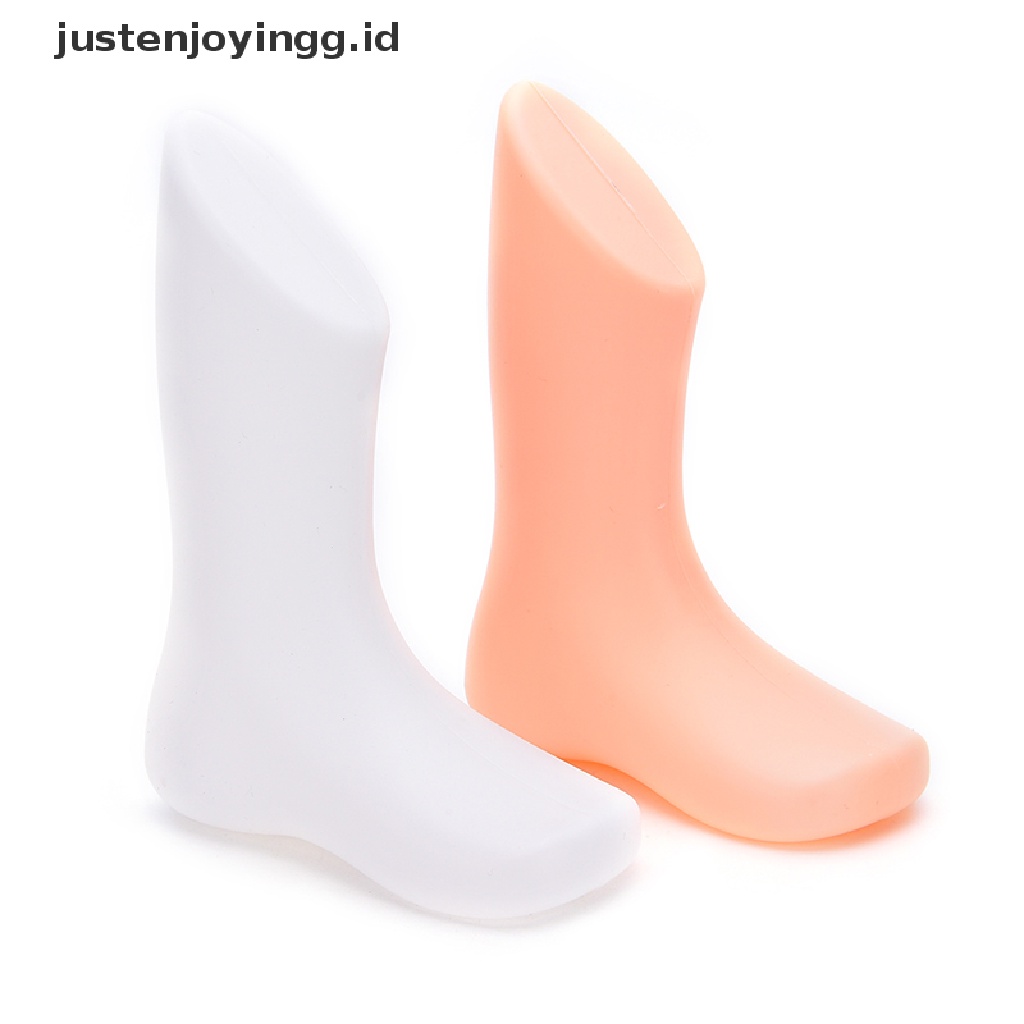 1pc Manekin Kaki Anak Bahan Plastik Keras Untuk Display Sepatu / Kaos Kaki