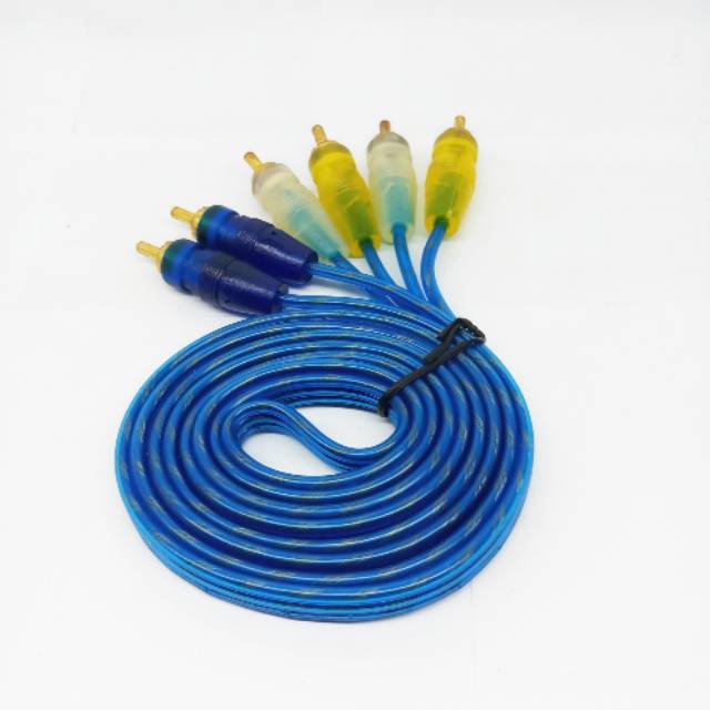 Kabel Rca 3 jalur transparan