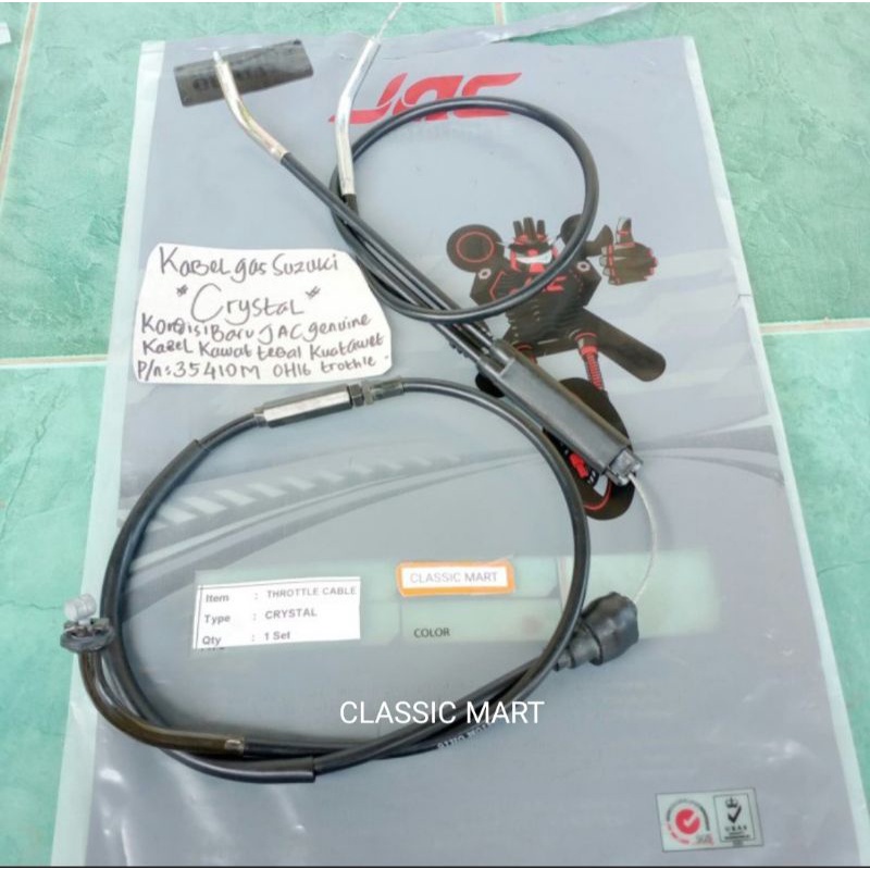 KABEL GAS KAWAT GAS  SUZUKI CRYSTAL RC110