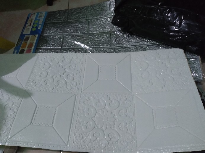 Hot Promo !! [cod] Wallpaper Foam 3d Bata Putih|white Brick Panel|classic Brick 70*77 Cm