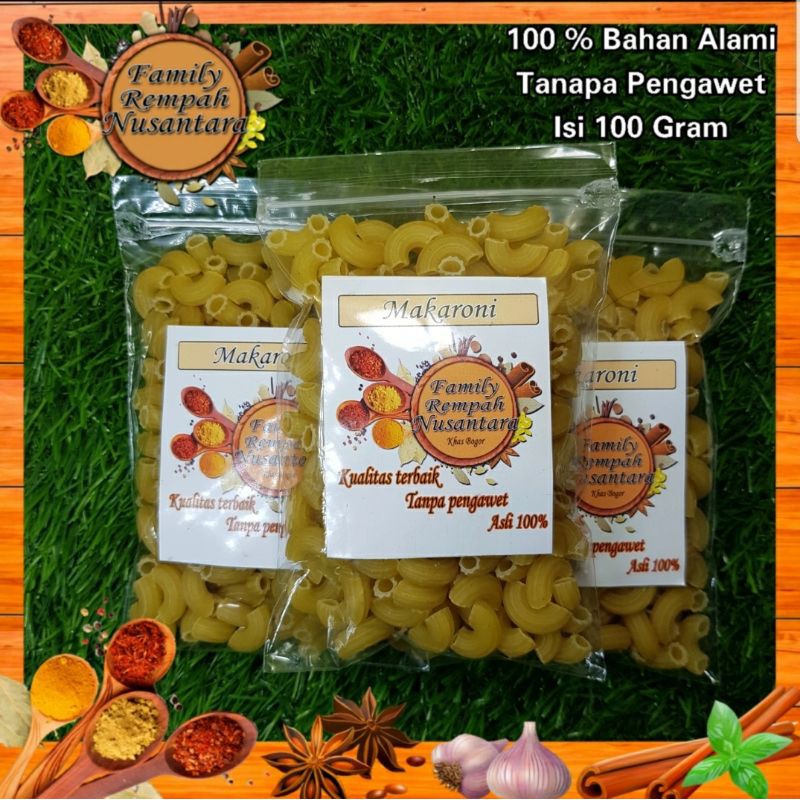 

Makaroni mentah isi 100 gram kualitas premium pasta makaroni