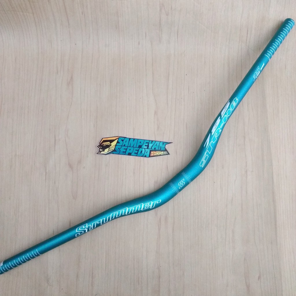 Strummer Handlebar / Stang Sepeda 785 Oversize 31.8mm Biru Stir MTB