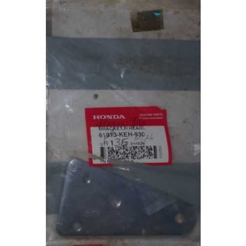 Braket dudukan lampu depan sebelah kanan Honda Megapro Tiger lama ORI AHM 61313-KEH-930