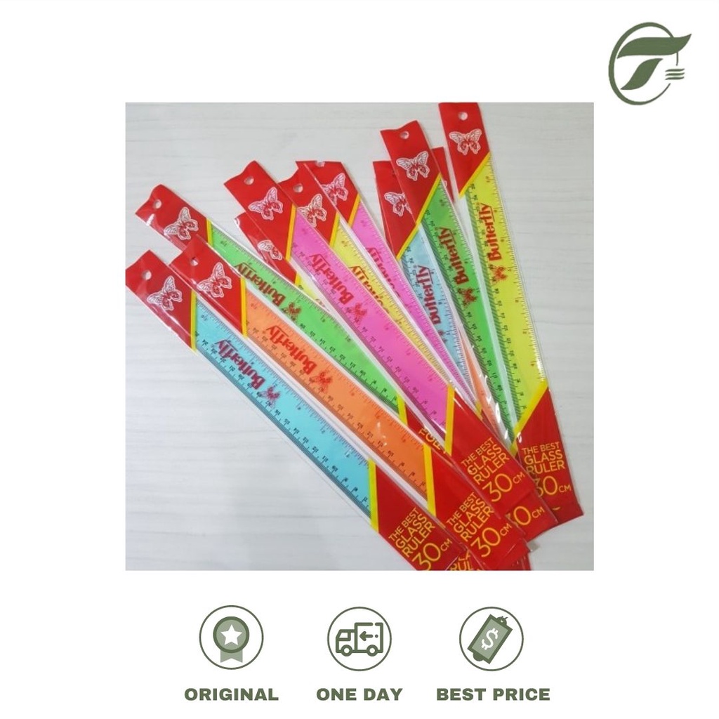 

PENGGARIS 30 CM WARNA BUTTERFLY