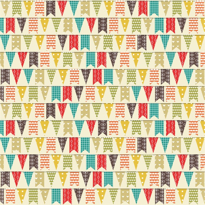 Kertas Scrapbook - Country Fair Design
