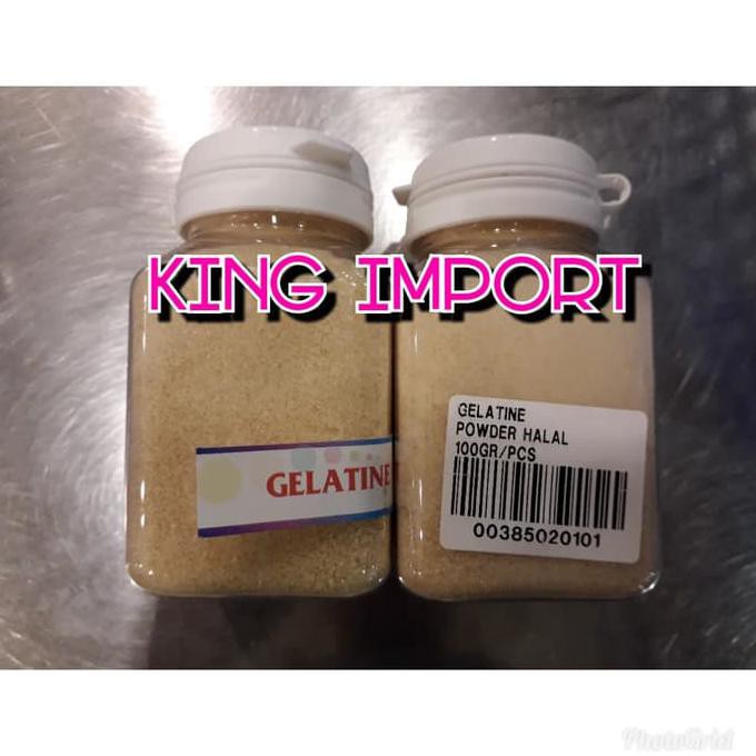 

31.87-Kue- Gelatine Powder Halal 100Gr Bubuk Gelatin -Terlengkap-Termurah-Dijamin.