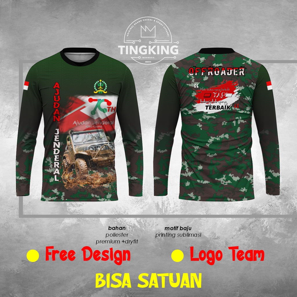 jersey custom TNI/jersey Jendral/jersey ajudan/jersey TNI AD/jersey TNI AL/jersey TNI AU/jersey Marinir/jersey Tentara