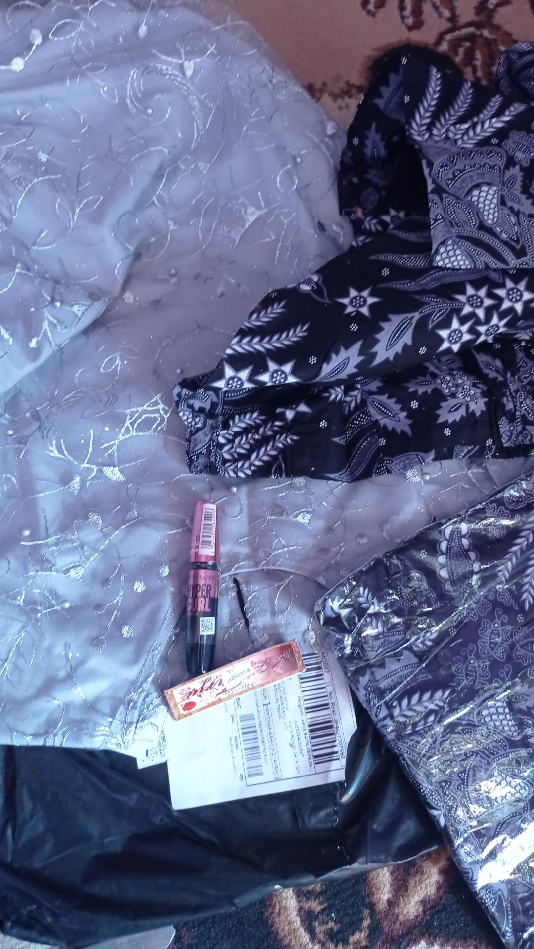 Batik Couple Tunik Tile Aurel Adelia Classic Free Selendang