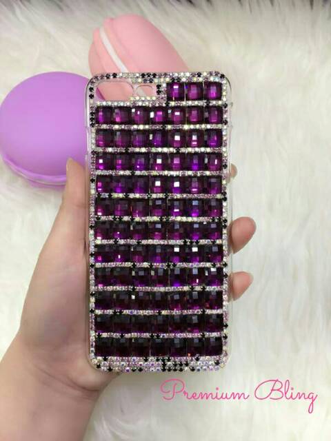 Bling Case Premium Purple Handmade Bling case all tipe