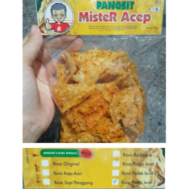 

Keripik pangsit mister acep