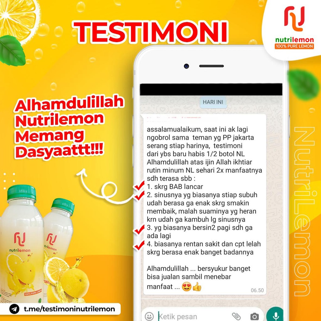 

Ay00! Nutri Lemon 500ml Pure 100% Lemon Murni By OSB, Pelangsing Alami, Diet Lemon, Detoks