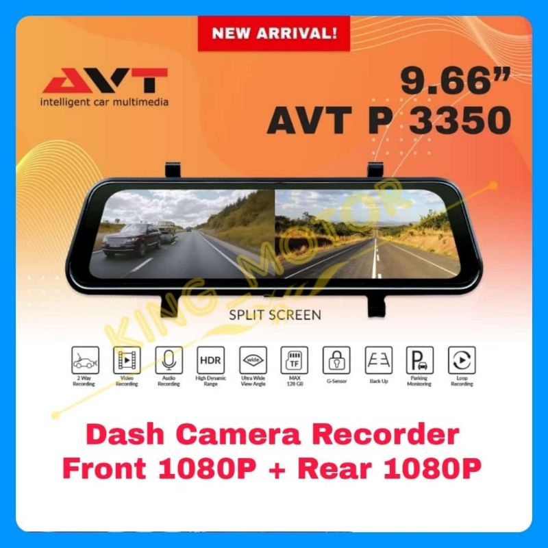 DVR Dash Camera/Kamera Spion Recorder AVT P 3350/P3350