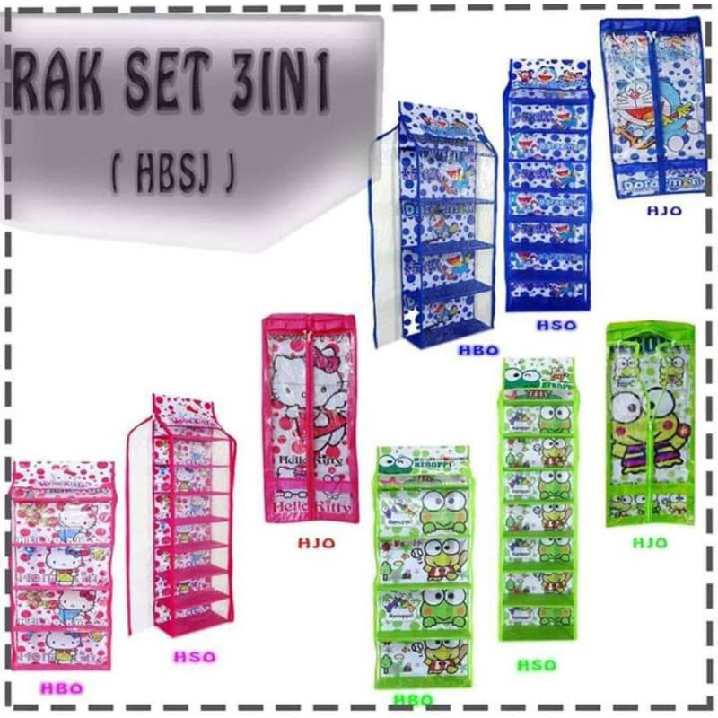 [COD] RAK SET GANTUNG 3 IN 1 KARAKTER