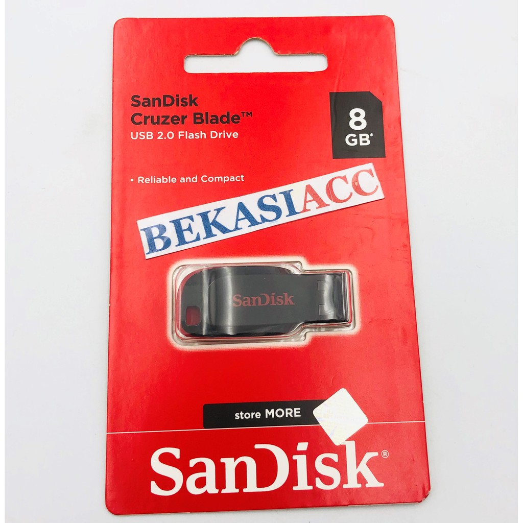 FLASHDISK SANDISK 8GB CZ50 ORIGINAL - FLASH DISK SANDISK 8GB ORI