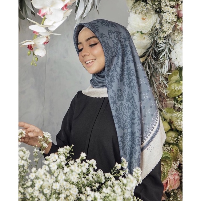 anggrek scarf wearing klamby
