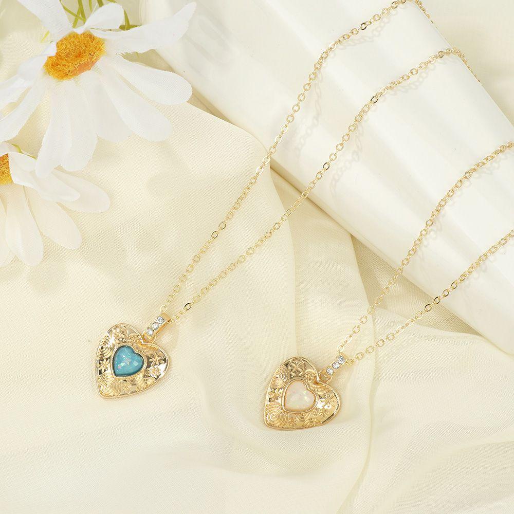 R-flower Heart Locket Necklace Fashion Aksesoris Perhiasan Yang Dapat Disesuaikan Pribadi