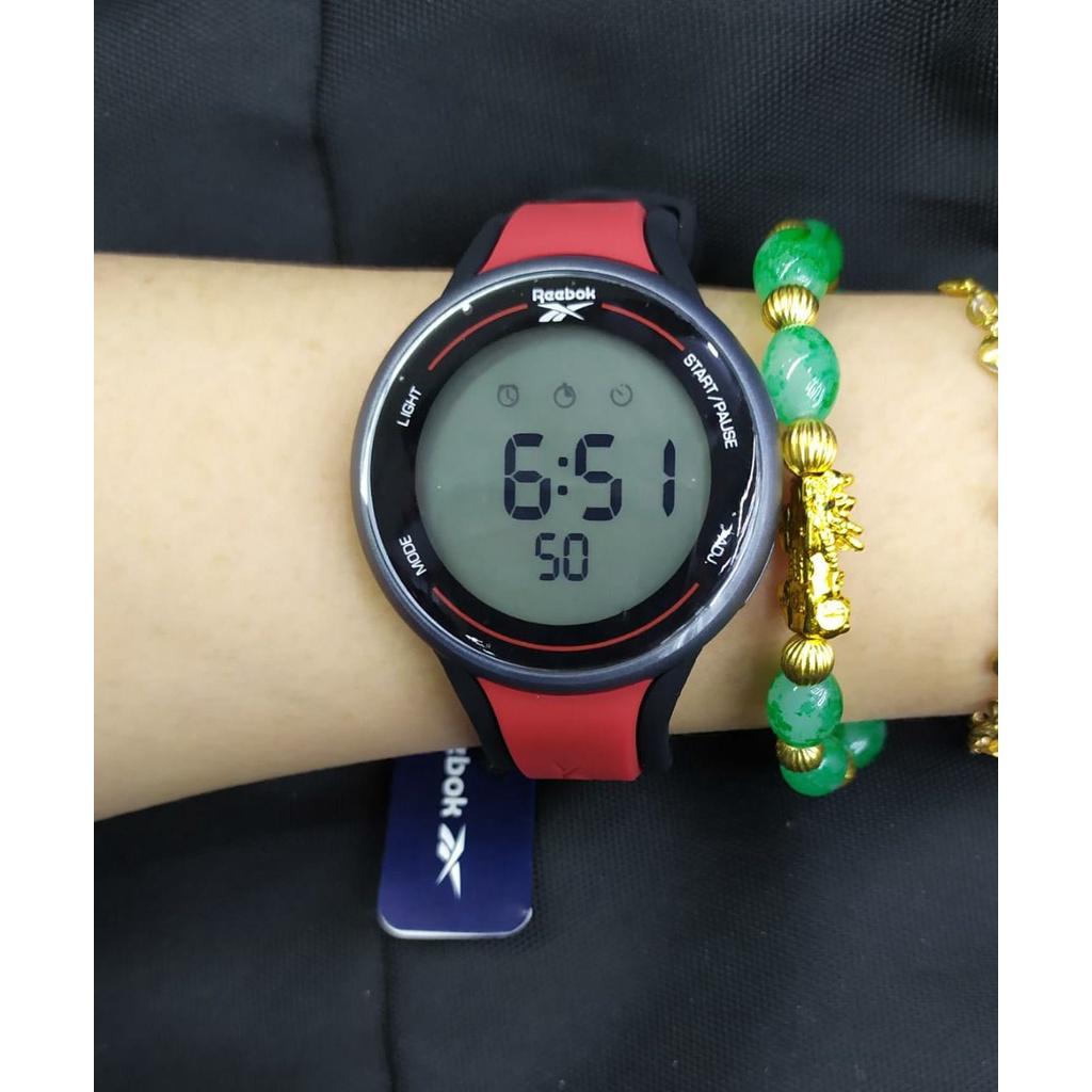 JAM TANGAN PRIA WANITA REEBOK RV-ELE-U9 RUBBER DIGITAL ORIGINAL ORI BERGARANSI