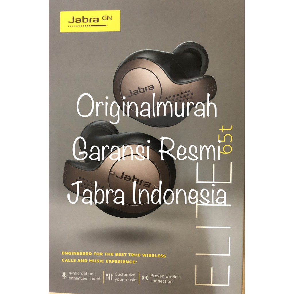 Jabra Elite 65t Wireless Bluetooth Headset Copper Black