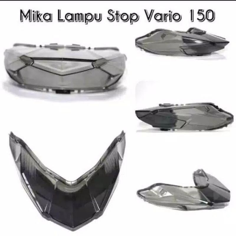 KACA MIKA STOPLAMP LAMPU REM BELAKANG NEMO SMOKE HONDA VARIO 125/150 TAHUN 2015-2017