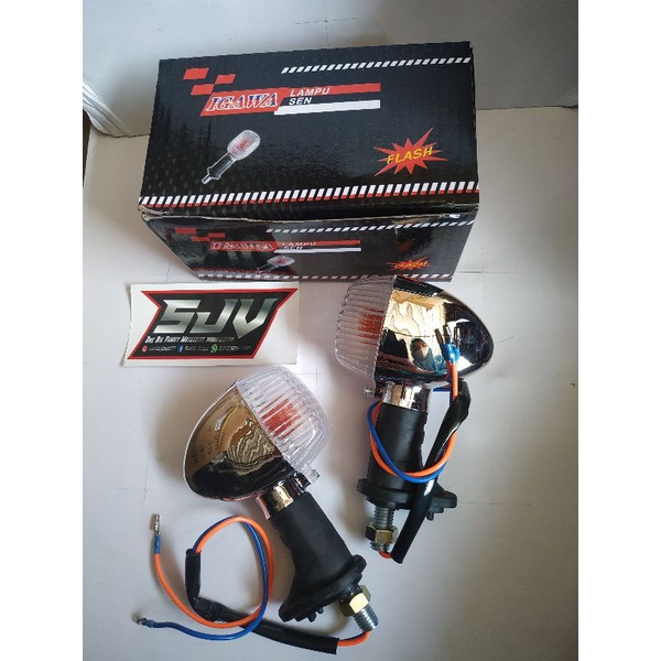 RITING/SEIN NINJA IMPOR CHROME /HITAM SMOKE DOP TERMURAH