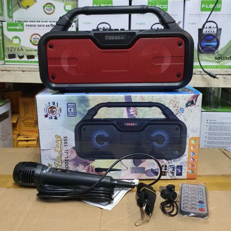 Speaker bluetooth suara super bass Speaker Bluetooth Jinlong JL 1955