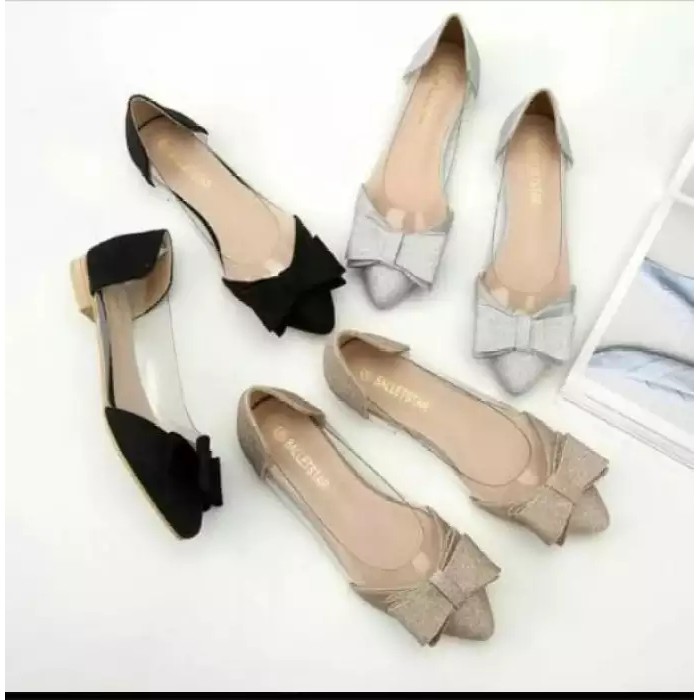 Sepatu Flatshoes Wanita Mika Glither Terbaru