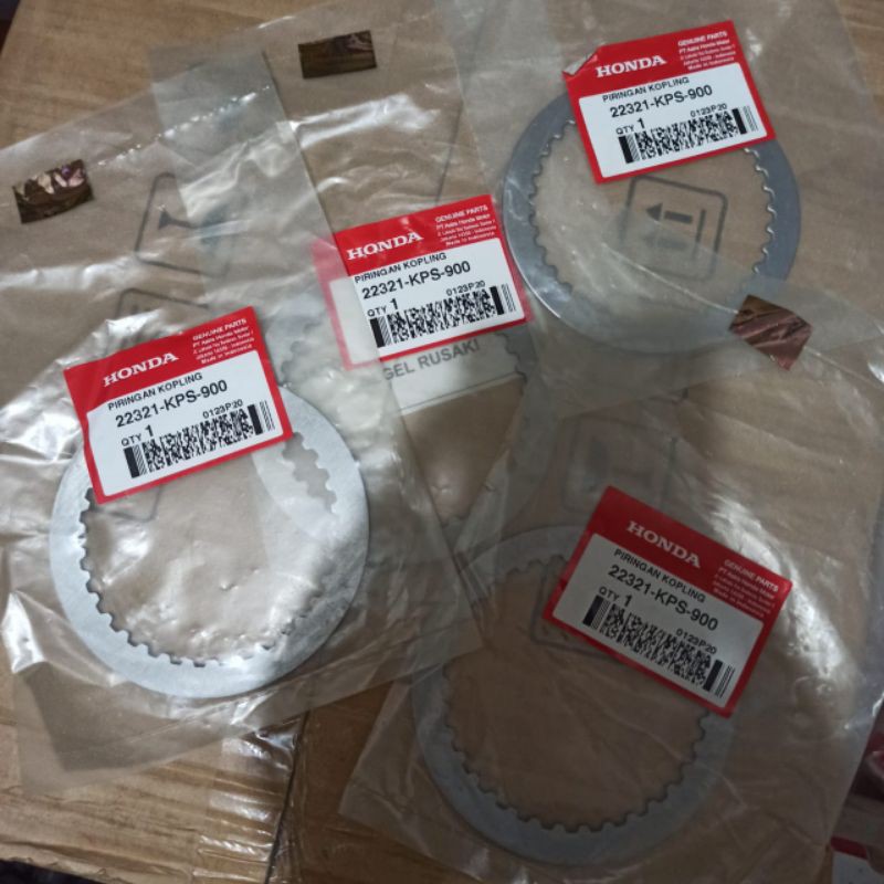 Original AHM Plat Gesek kopling Megapro New Mono Verza Megapro Monoshock orisinil 22321-KPS-900