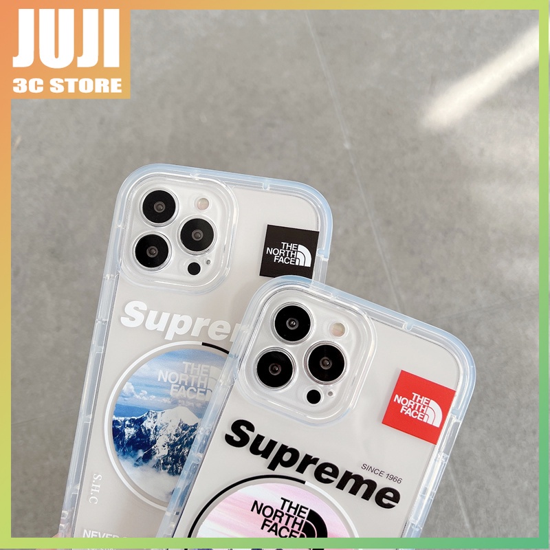 The north landscape style 360 Derajat° Soft Case Pelindung Transparan Tahan Banting Untuk iphone x xs xr xsmax 11 12 13 pro max