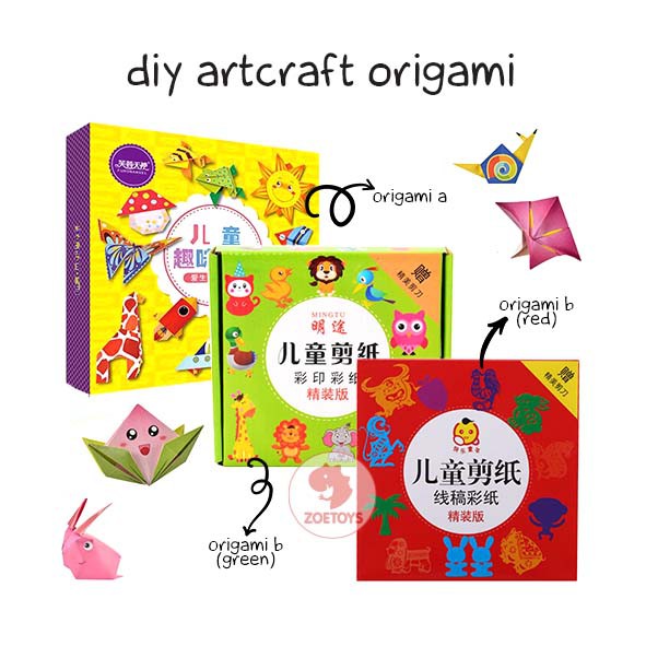 Zoetoys DIY Artcraft Origami | Mainan Edukasi Anak