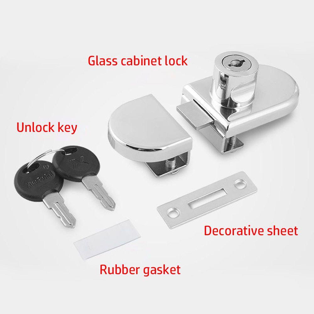 TOP Kunci Lemari Kaca Dengan Kunci Zinc Alloy Pengait Window Lock