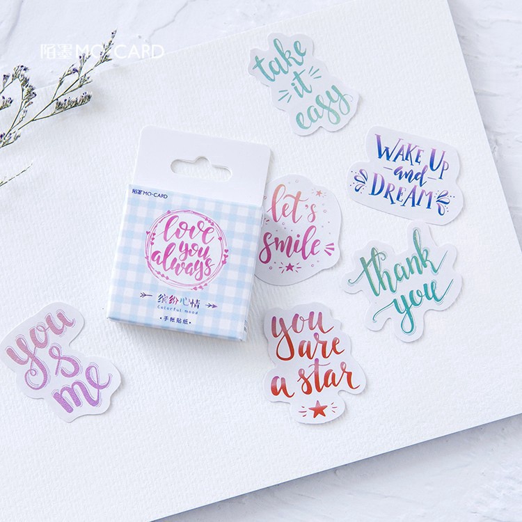 

Stiker Love You Always untuk Scrapbook | Decorative Stiker
