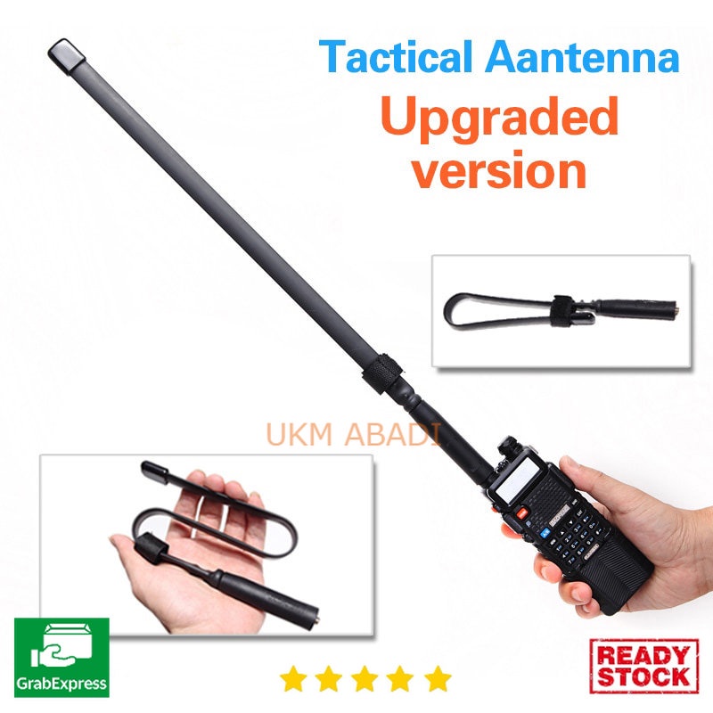 Walkie Handy Talkie Antena HT Dual Band 32cm Baofeng UV5R AR152A