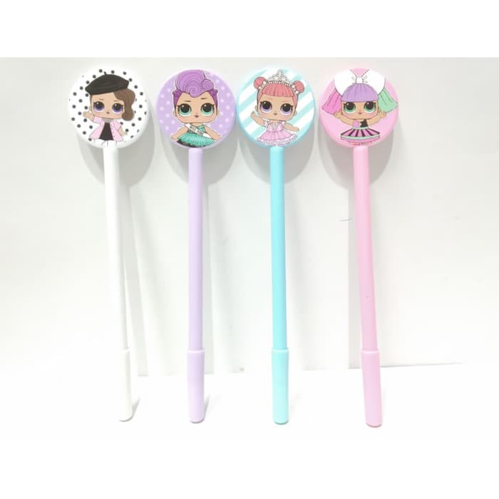 

Pulpen Bolpen Lucu LOL Surprise Alat Tulis Gel Hitam 0.5 mm -