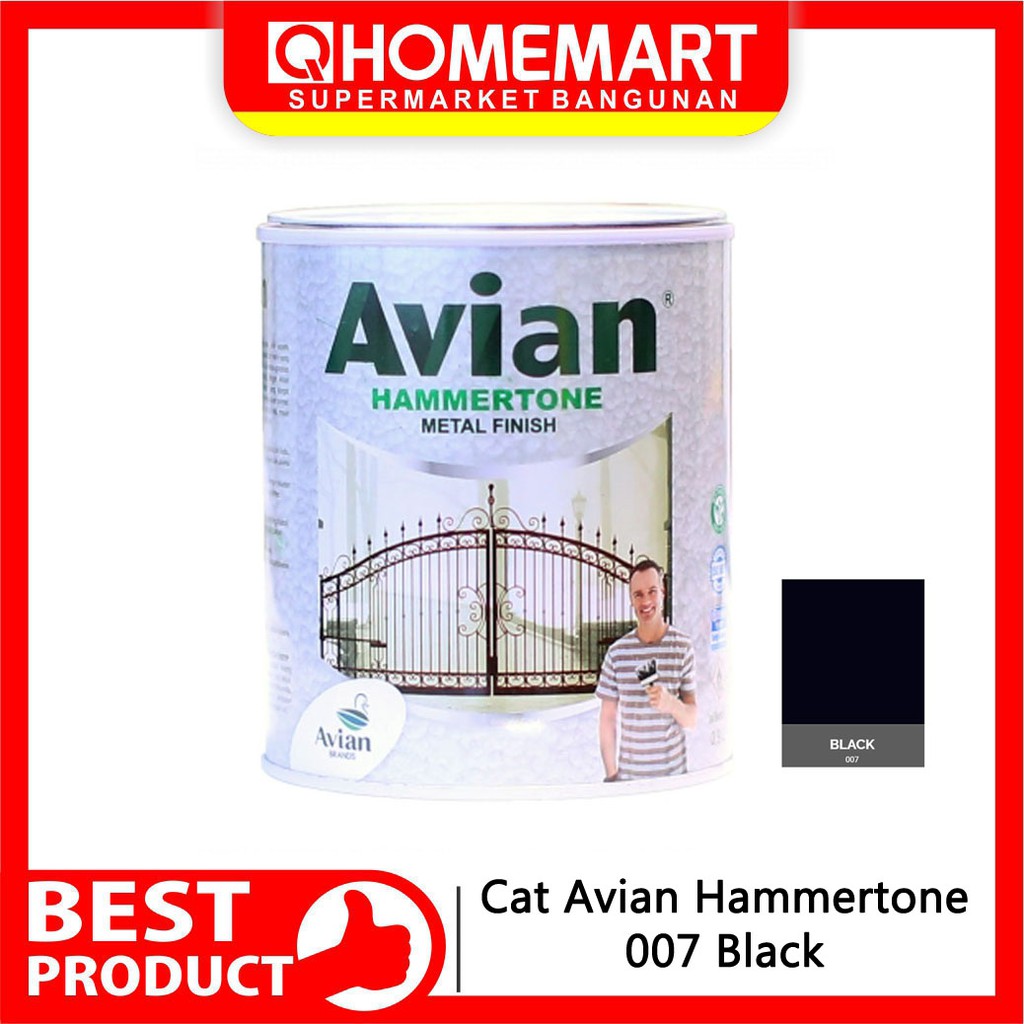  Avian  Cat  Besi Hammertone  007 Black Shopee Indonesia