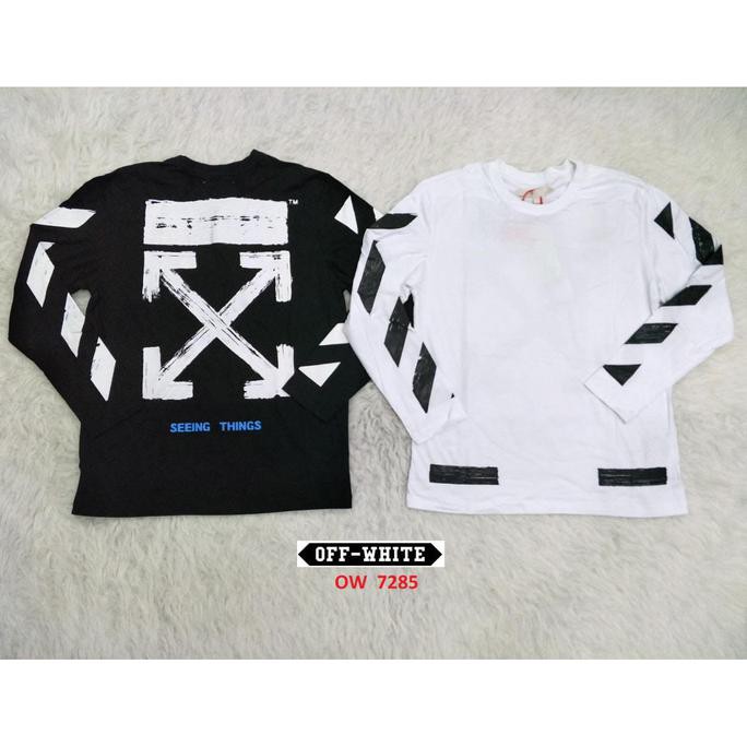Pengiriman Cepat kaos Lengan Panjang import pria Off White Miror 1:1 PROMO