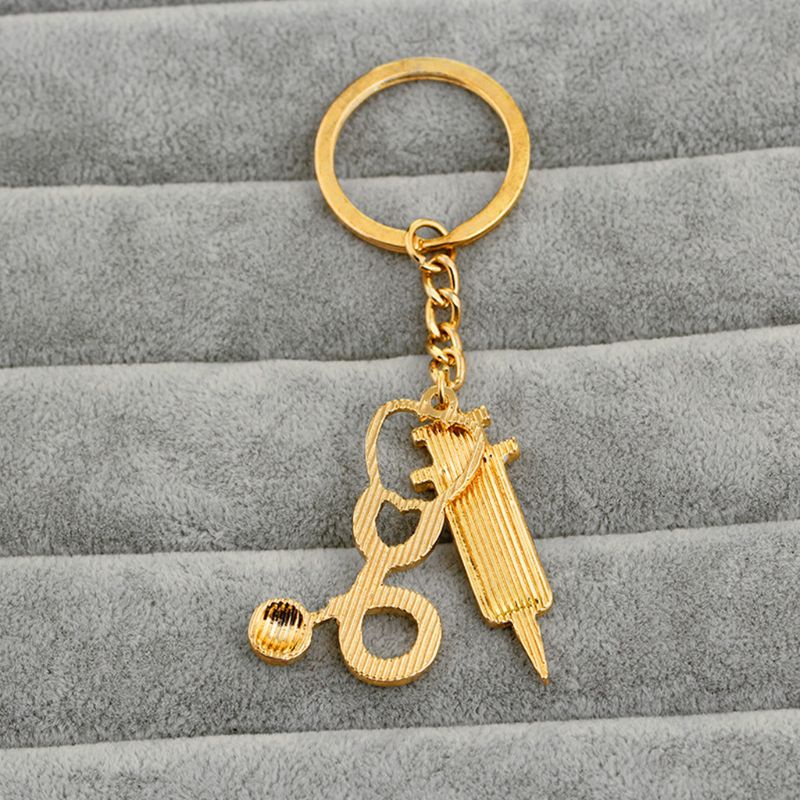 Zzz New Fashion Style Stetoskop Liontin Gantungan Kunci Perhiasan Hadiah