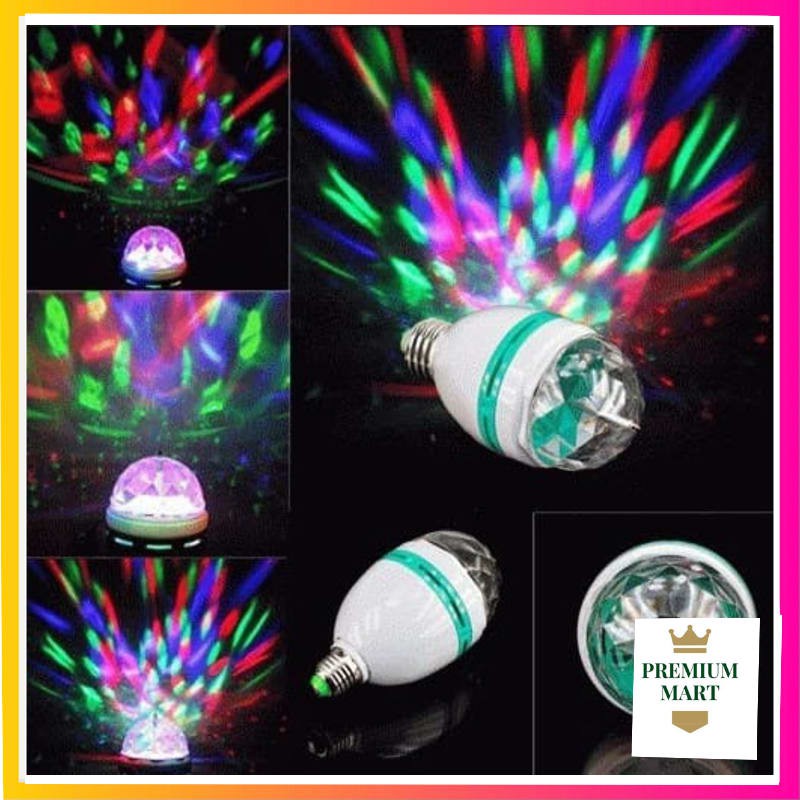 Lampu Disko Disco Full Warna Led Putar Kolour Rainbow rgb [PM]