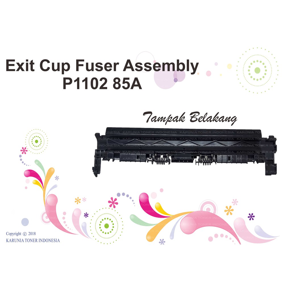 Exit Cup Roller Fuser Assy Assembly printer laser hp CE285A 85A P1102