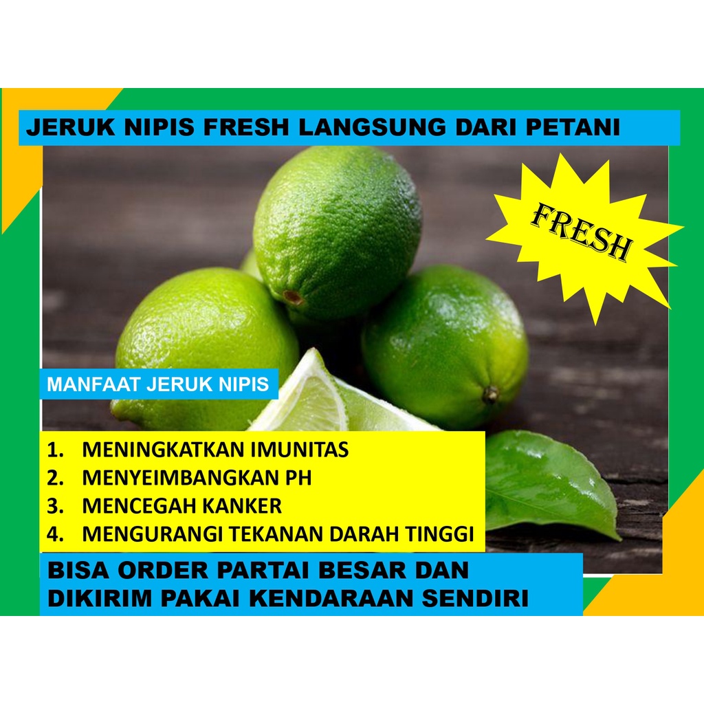 

Jeruk Nipis Fresh Box Langsung Dari Petani