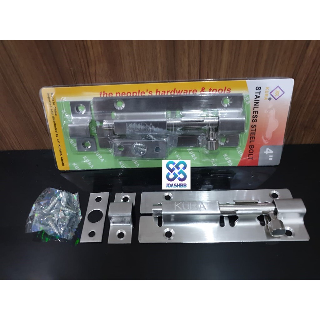 Grendel Stainless Steel 2-3-4"-6" / Gerendel Selot Kunci Pintu