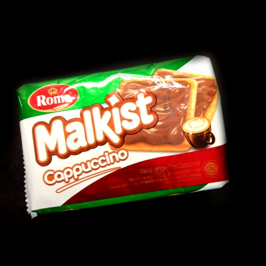 

malkist CAPPUCINO malkis kopi ROMA 115 gr