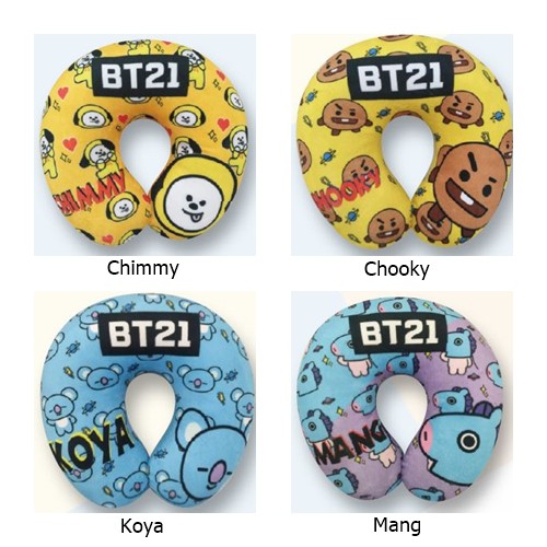 Bantal Leher BTS BT21 UnOfficial, Bahan Yelvo Halus Berkualitas