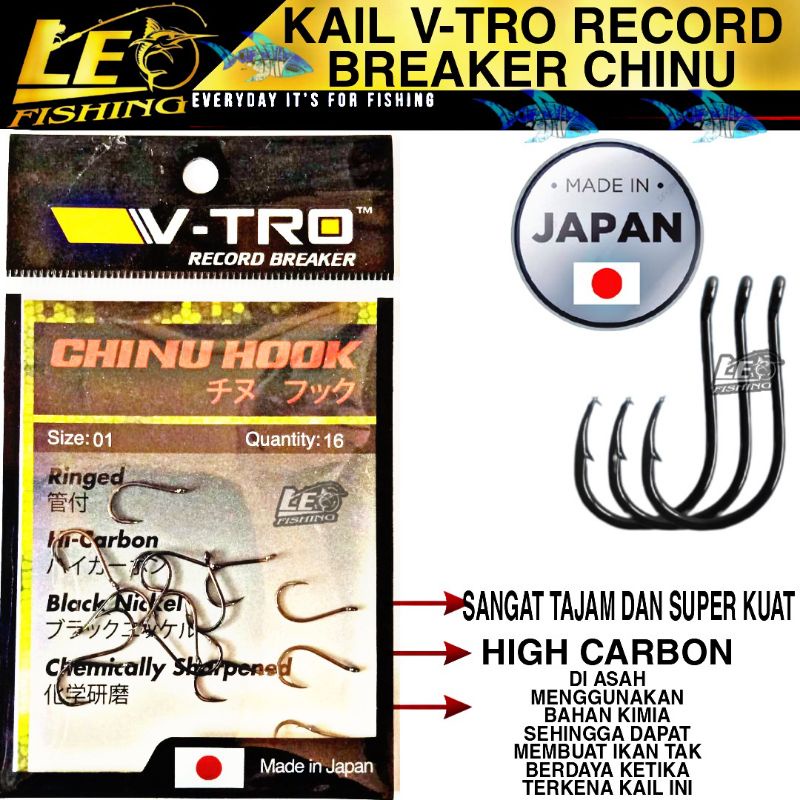 KAIL V-TRO CHINU HI CARBON SANGAT TAJAM DAN KUAT S